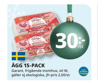 Tempo Ägg 15-pack erbjuda