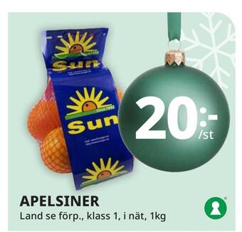Tempo Apelsiner erbjuda