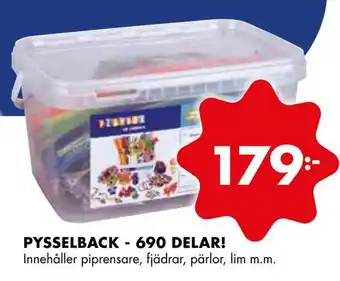 Pysselback - 690 delar!