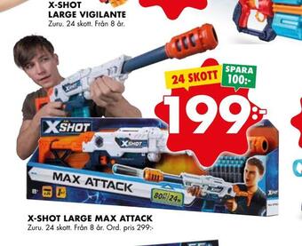 ÖoB X-shot large max attack erbjuda