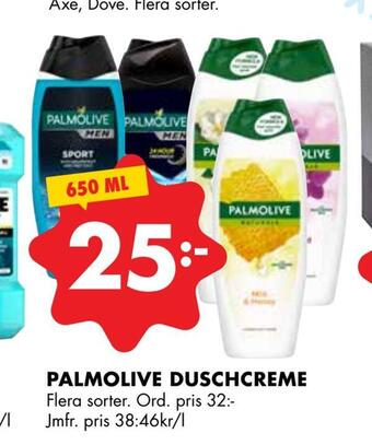 ÖoB Palmolive duschcreme erbjuda
