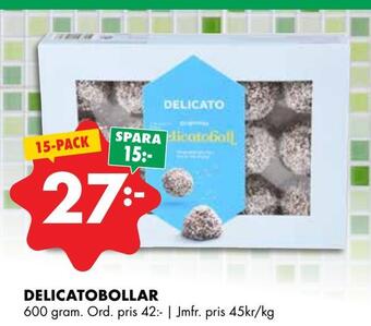 ÖoB Delicatobollar erbjuda