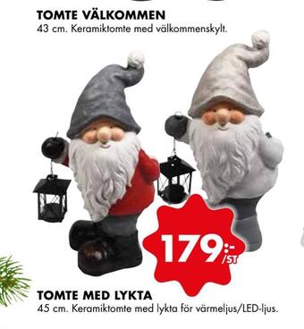 ÖoB Tomte med lykta erbjuda