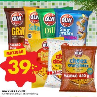 ÖoB Olw chips & cheez erbjuda