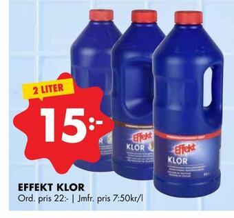 ÖoB Effekt klor erbjuda