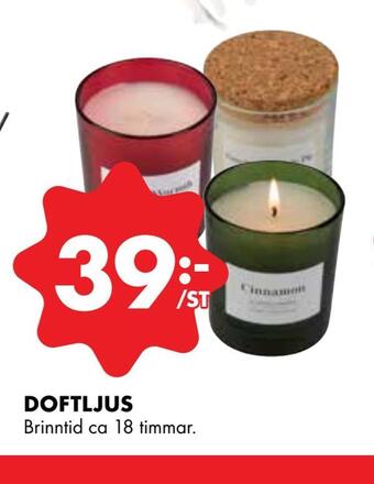 ÖoB Doftljus erbjuda