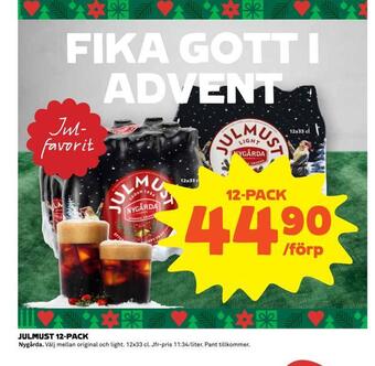 Coop Extra Julmust 12-pack erbjuda