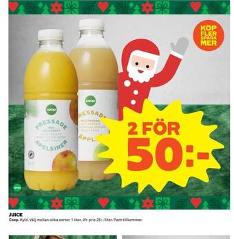 Coop Extra Juice erbjuda