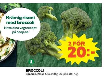 Coop Extra Broccoli erbjuda