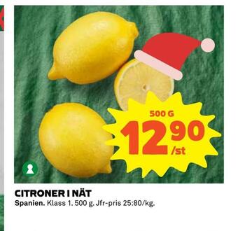 Coop Extra Citroner i nät erbjuda
