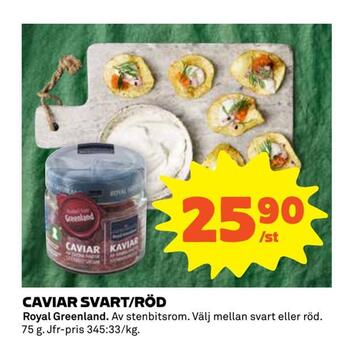 Coop Extra Caviar svart/röd erbjuda