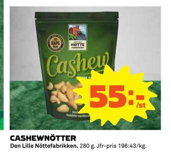 Coop Cashewnötter erbjuda