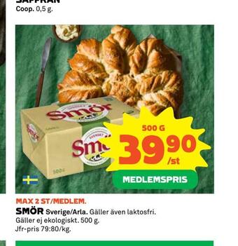 Coop Extra Smör erbjuda