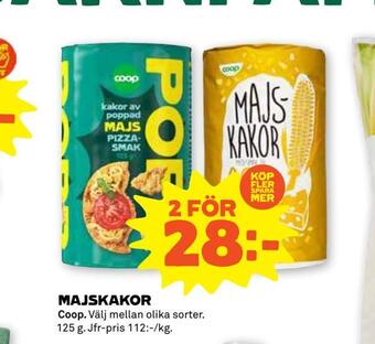 Stora Coop Majskakor erbjuda
