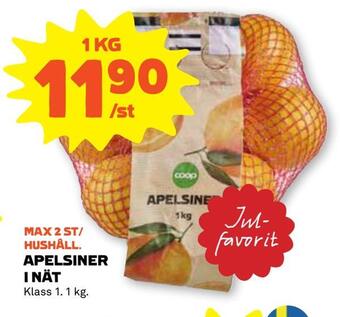 Stora Coop Apelsiner i nät erbjuda