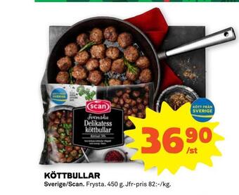 Stora Coop Köttbullar erbjuda