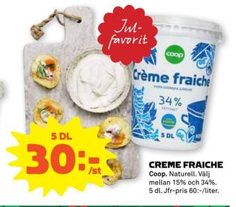 Stora Coop Creme fraiche erbjuda