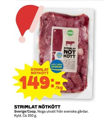 Stora Coop Strimlat nötkött erbjuda