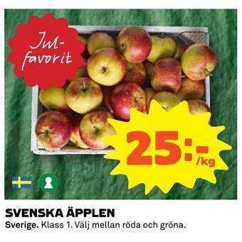 Coop Svenska äpplen erbjuda
