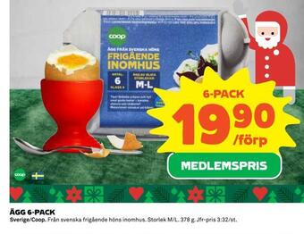 Coop Ägg 6-pack erbjuda