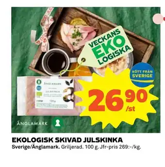 Coop Extra Ekologisk skivad julskinka erbjuda
