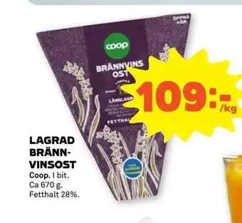 Coop Forum Lagrad brännvinsost erbjuda