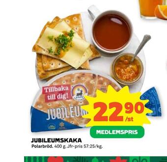 Coop Forum Jubileumskaka erbjuda