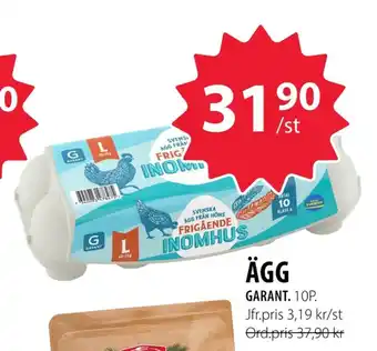 Handlar'n Garant ägg erbjuda