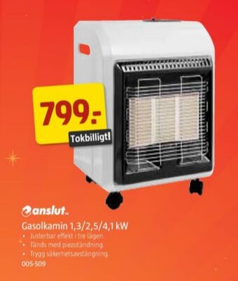 Jula Anslut gasolkamin erbjuda