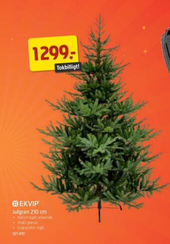 Jula Ekvip julgran erbjuda