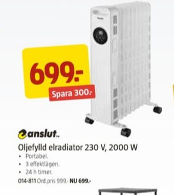 Jula Anslut element erbjuda