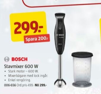 Jula Bosch stavmixer erbjuda