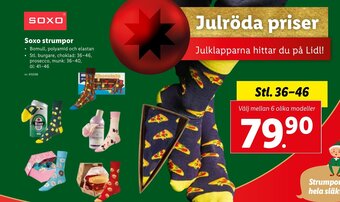 Lidl Soxo strumpor erbjuda