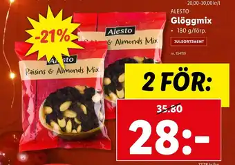 Lidl Alesto Glöggmix erbjuda