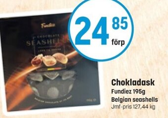 Eurocash Chokladask Fundiez erbjuda