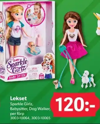 DollarStore Lekset Sparkle Girlz erbjuda
