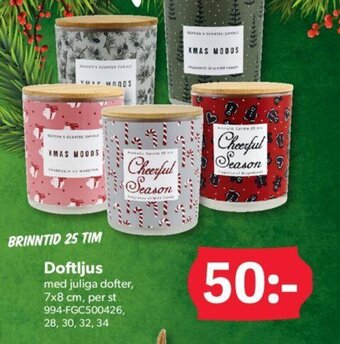 DollarStore Doftljus erbjuda