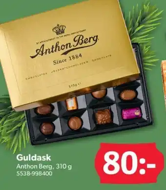 DollarStore Guldask Anthon Berg erbjuda