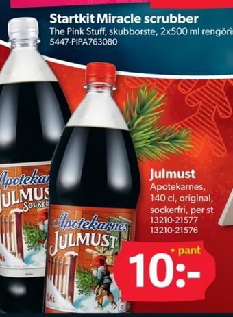 DollarStore Apotekarnes julmust erbjuda