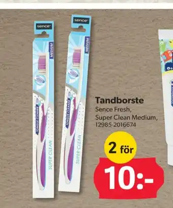 DollarStore Sencefresh tandborste erbjuda
