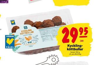 City Gross Kycklingköttbullar erbjuda