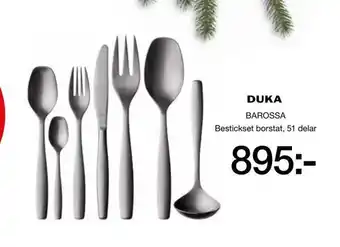 Barossa bestickset borstat