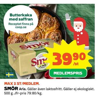 Coop Daglivs Smör erbjuda