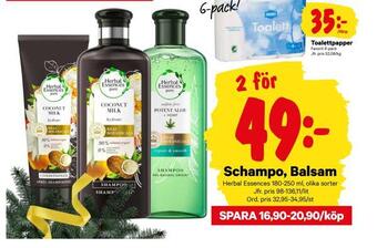 City Gross Schampo, balsam erbjuda