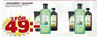 minmatbutik Schampo • balsam erbjuda