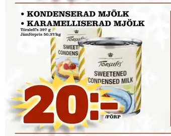 Kondenserad mjölk • karamelliserad mjölk
