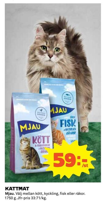 Coop Daglivs Kattmat erbjuda