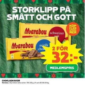 Coop Daglivs Chokladkakor erbjuda