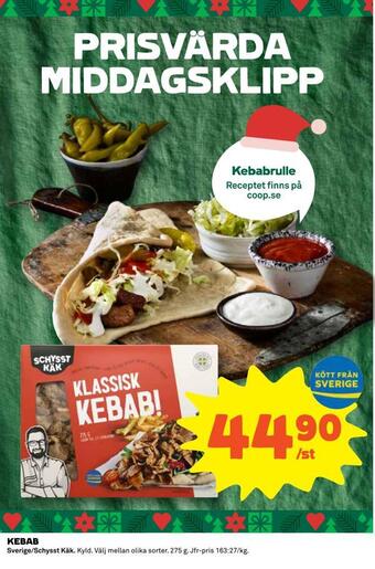 Coop Daglivs Kebab erbjuda