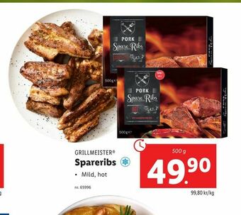 Lidl Spareribs erbjuda